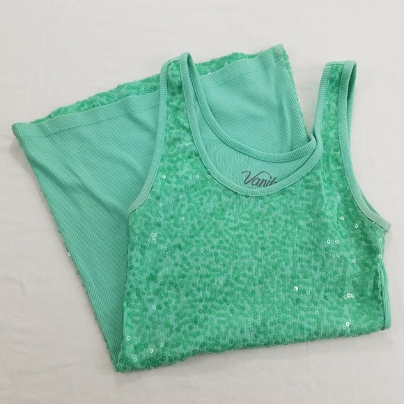 Vanity Tops - Vanity Sequin Tank 5 for $20